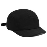 Clakllie Men's 5 Panel Hat Short Bill Baseball Cap Adjustable Snapback Caps Trucker Dad Hats Polo Fitted Caps,Black